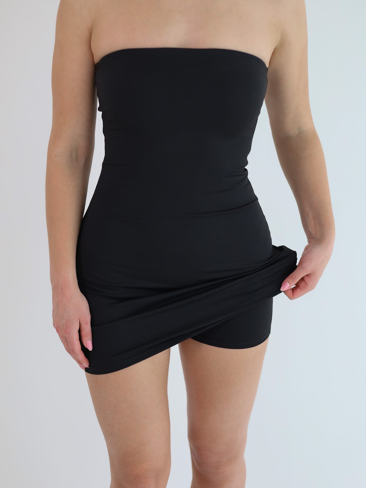 Oslo Bandeau Dress - Midnight